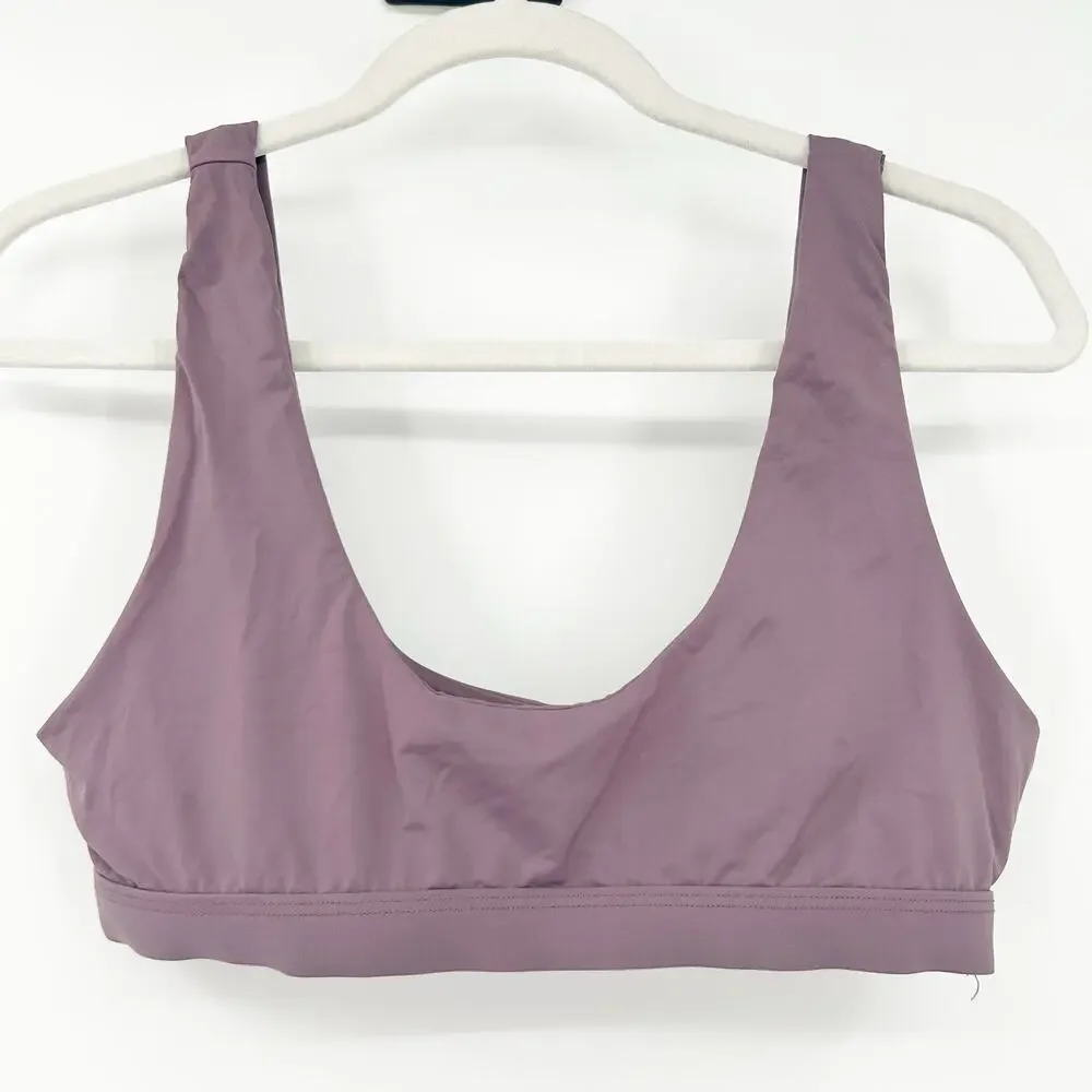 Dippin' Daisy's Beach Seamless Scoop Neck Swim Bikini Top‎ Size M Purple Haze